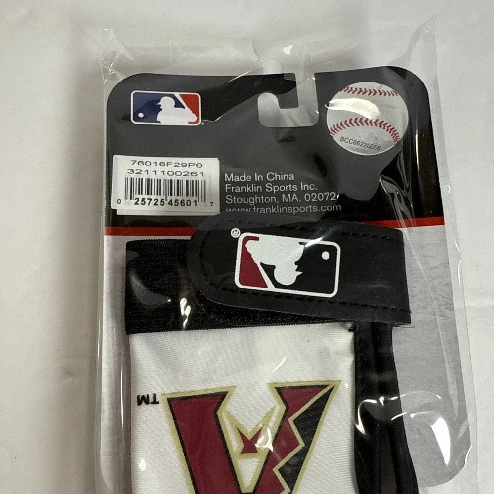 Batting Gloves Franklin Youth Size M/L  Red &‎ Black